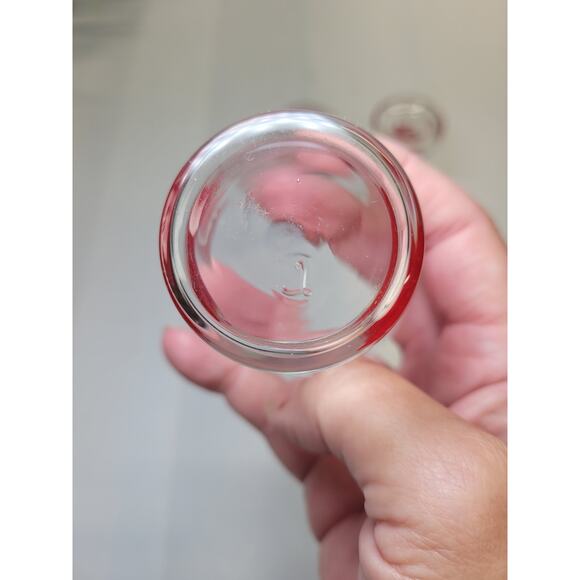 3 Vintage Libbey Red Rooster Cocktail Juice Glasses MCM - Picture 3 of 5